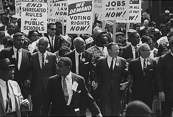 Marcha por los derechos civiles, Washington, 1963