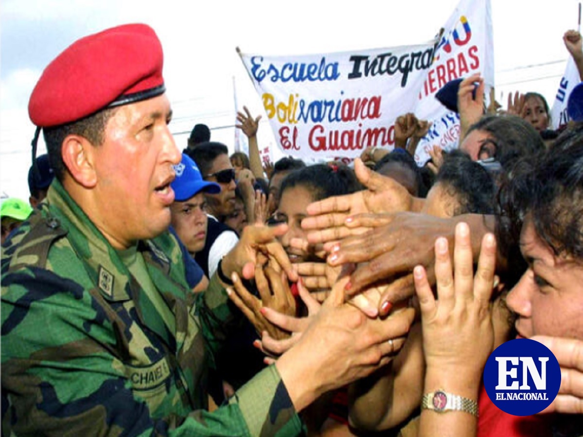 Hugo Chávez con el pueblo. elnacional Hugo Chávez con el pueblo. elnacional