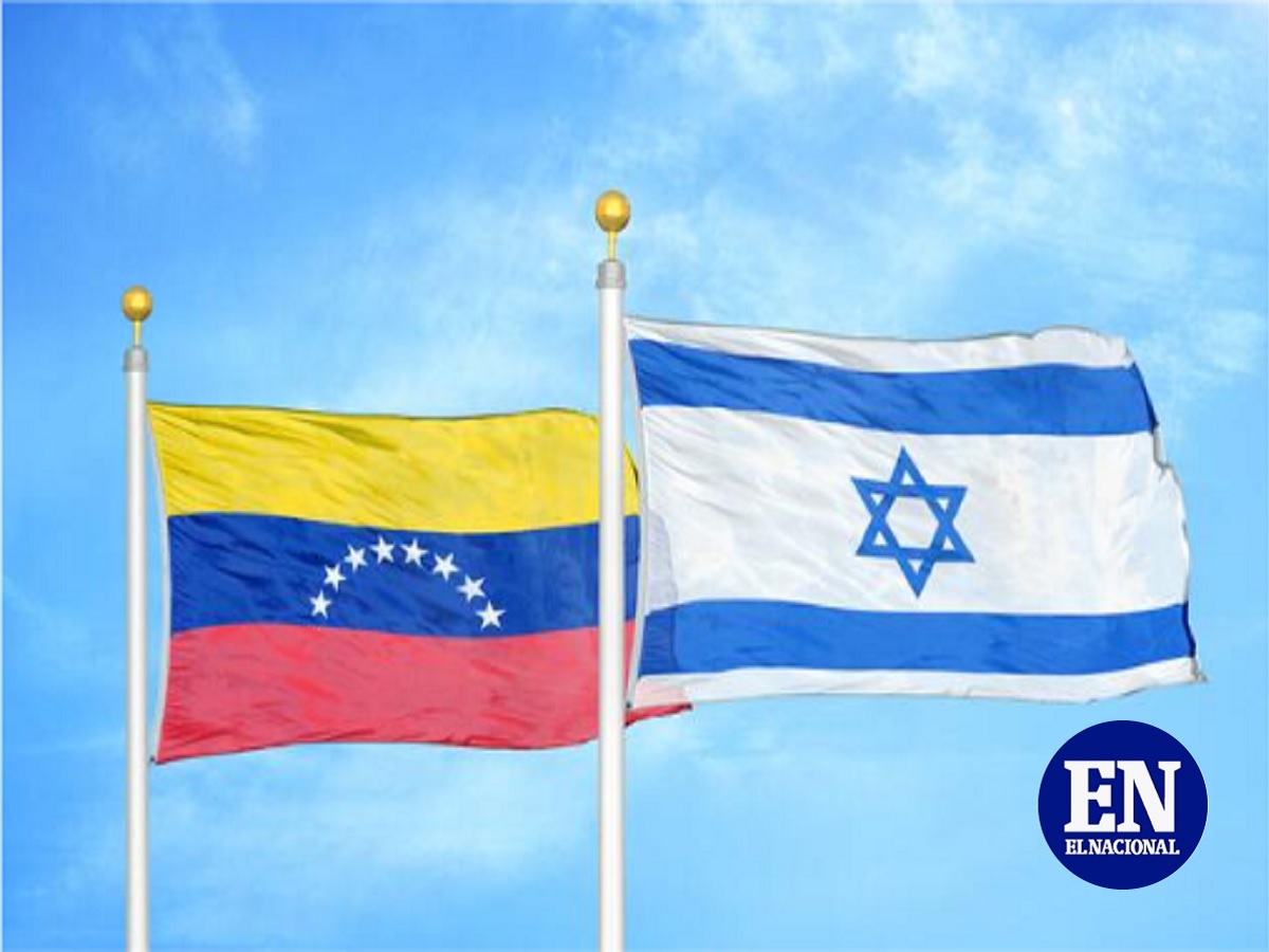 Banderas Venezuela e Israel