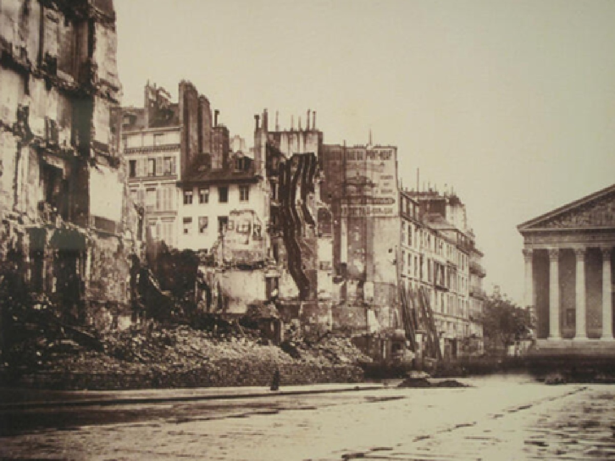 Rue Royale durante la comuna de París